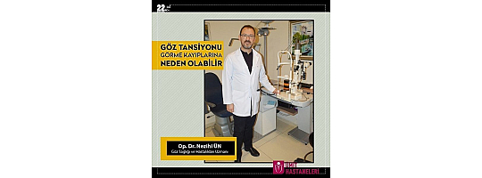 Göz Tansiyonu Görme Kayıplarına Neden Olabilir