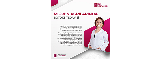 Migren ağrılarında botoks tedavisi